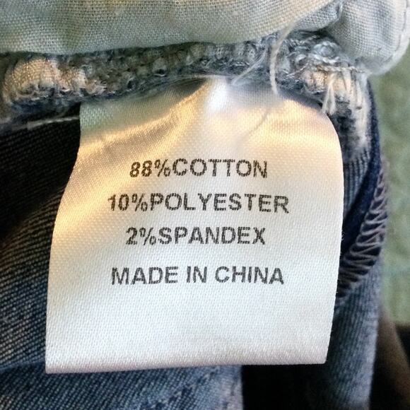 Via Ritina y2k Style Distressed Bling Denim Cropped Jeans - Picture 6 of 6